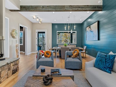 This light-filled mountain home blends modern design with the on Burlingame Country Club in North Carolina - for sale on GolfHomes.com, golf home, golf lot