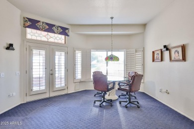 Pride of ownership shows on this executive home on the golf on Trail Ridge Golf Course in Arizona - for sale on GolfHomes.com, golf home, golf lot