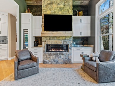 This light-filled mountain home blends modern design with the on Burlingame Country Club in North Carolina - for sale on GolfHomes.com, golf home, golf lot