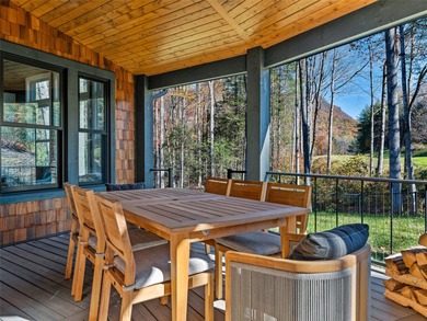 This light-filled mountain home blends modern design with the on Burlingame Country Club in North Carolina - for sale on GolfHomes.com, golf home, golf lot