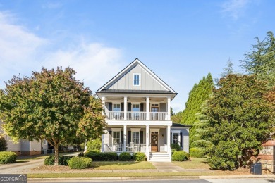 This charming Southern/Charleston-style two-story with double on Monroe Golf and Country Club in Georgia - for sale on GolfHomes.com, golf home, golf lot
