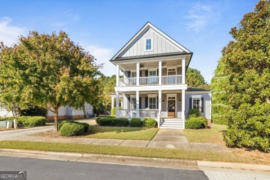 This charming Southern/Charleston-style two-story with double on Monroe Golf and Country Club in Georgia - for sale on GolfHomes.com, golf home, golf lot
