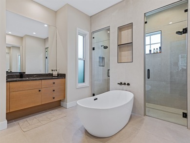 This light-filled mountain home blends modern design with the on Burlingame Country Club in North Carolina - for sale on GolfHomes.com, golf home, golf lot