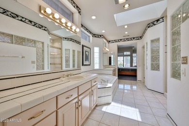 Pride of ownership shows on this executive home on the golf on Trail Ridge Golf Course in Arizona - for sale on GolfHomes.com, golf home, golf lot