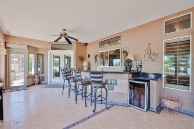 Pride of ownership shows on this executive home on the golf on Trail Ridge Golf Course in Arizona - for sale on GolfHomes.com, golf home, golf lot