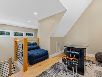 This light-filled mountain home blends modern design with the on Burlingame Country Club in North Carolina - for sale on GolfHomes.com, golf home, golf lot