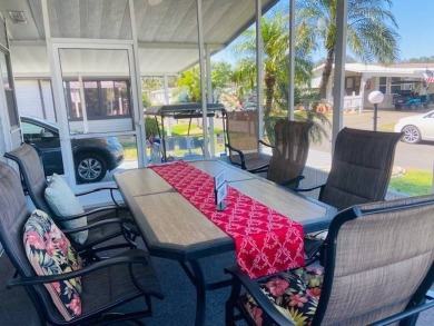 This home is in a 55 plus senior park with a monthly lot rent of on Crystal Lake Club in Florida - for sale on GolfHomes.com, golf home, golf lot