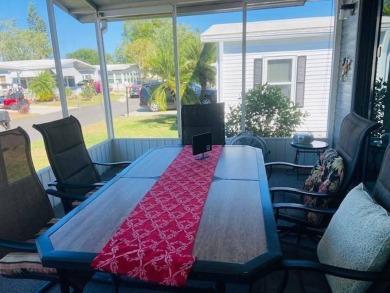 This home is in a 55 plus senior park with a monthly lot rent of on Crystal Lake Club in Florida - for sale on GolfHomes.com, golf home, golf lot