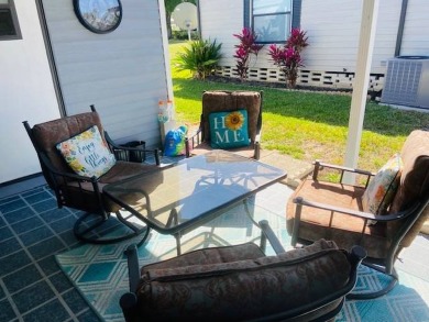 This home is in a 55 plus senior park with a monthly lot rent of on Crystal Lake Club in Florida - for sale on GolfHomes.com, golf home, golf lot