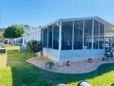 This home is in a 55 plus senior park with a monthly lot rent of on Crystal Lake Club in Florida - for sale on GolfHomes.com, golf home, golf lot