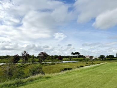 With Southern exposure in the rear and a serene view over on The Tesoro Golf Course and Club in Florida - for sale on GolfHomes.com, golf home, golf lot