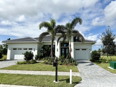 With Southern exposure in the rear and a serene view over on The Tesoro Golf Course and Club in Florida - for sale on GolfHomes.com, golf home, golf lot
