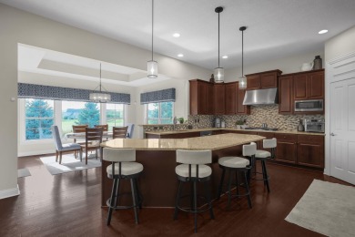 Welcome to this stunning Ballantrae home overlooking the 16th on Golf Club of Dublin in Ohio - for sale on GolfHomes.com, golf home, golf lot