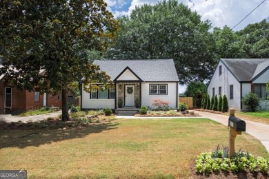 Step into this absolutely stunning, fully renovated home in the on East Lake Golf Club in Georgia - for sale on GolfHomes.com, golf home, golf lot
