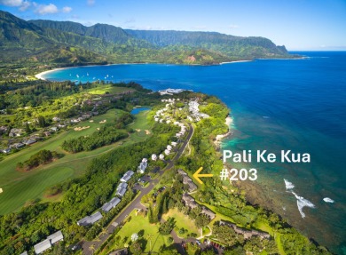 Pali Ke Kua #203 - Ocean-Bluff Living with Iconic Bali Hai Views on Makai Golf Club At Princeville in Hawaii - for sale on GolfHomes.com, golf home, golf lot