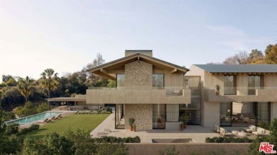 Sited on a promontory site within the West Gate of prestigious on Bel-Air Country Club in California - for sale on GolfHomes.com, golf home, golf lot