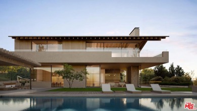 Sited on a promontory site within the West Gate of prestigious on Bel-Air Country Club in California - for sale on GolfHomes.com, golf home, golf lot