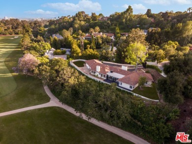 Sited on a promontory site within the West Gate of prestigious on Bel-Air Country Club in California - for sale on GolfHomes.com, golf home, golf lot