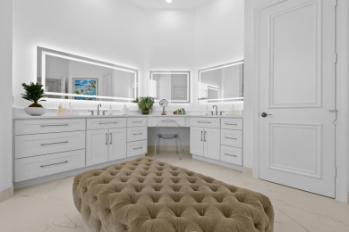 This expanded Montecito model has been completely reimagined on Frenchmans Reserve in Florida - for sale on GolfHomes.com, golf home, golf lot