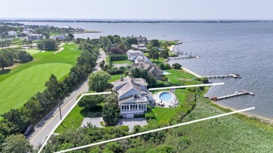 Welcome to elegant waterfront living at 69 Shore Road on Westhampton Country Club in New York - for sale on GolfHomes.com, golf home, golf lot