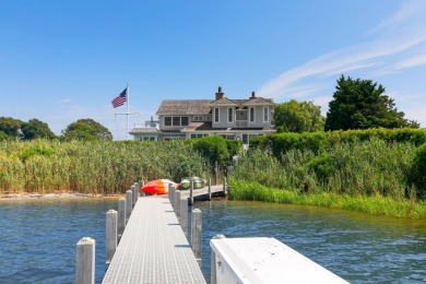 Welcome to elegant waterfront living at 69 Shore Road on Westhampton Country Club in New York - for sale on GolfHomes.com, golf home, golf lot