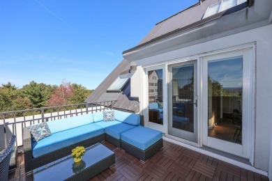 Penthouse living at its finest! This rare two-story home on the on Sky Meadow Country Club in New Hampshire - for sale on GolfHomes.com, golf home, golf lot