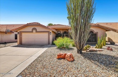 Beautiful Camelback model on the 4th green of the Lakes Golf on Westbrook Village Golf Club in Arizona - for sale on GolfHomes.com, golf home, golf lot