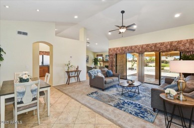 Beautiful Camelback model on the 4th green of the Lakes Golf on Westbrook Village Golf Club in Arizona - for sale on GolfHomes.com, golf home, golf lot