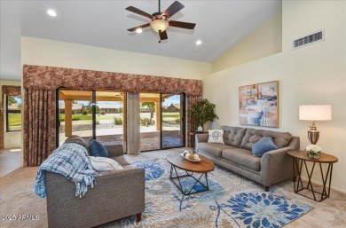 Beautiful Camelback model on the 4th green of the Lakes Golf on Westbrook Village Golf Club in Arizona - for sale on GolfHomes.com, golf home, golf lot
