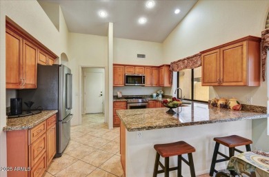 Beautiful Camelback model on the 4th green of the Lakes Golf on Westbrook Village Golf Club in Arizona - for sale on GolfHomes.com, golf home, golf lot