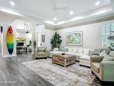 Pool home Alert! Welcome to paradise in this sought-after Key on LPGA International Golf Course in Florida - for sale on GolfHomes.com, golf home, golf lot