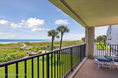 DIRECT Ocean, SE corner! Live the beach life in this move-in on Cocoa Beach Country Club in Florida - for sale on GolfHomes.com, golf home, golf lot