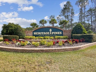 Nestled in the serene and sought-after Heritage Pines 55+ Golf on Heritage Pines Country Club in Florida - for sale on GolfHomes.com, golf home, golf lot