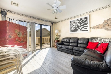 Welcome to this charming two-bedroom, two-bathroom end-unit on Myrtlewood Golf Course and Club  in South Carolina - for sale on GolfHomes.com, golf home, golf lot