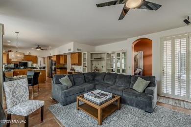 Tucked into a quiet cul-de-sac on an elevated lot, this on Saddlebrooke Golf Course in Arizona - for sale on GolfHomes.com, golf home, golf lot