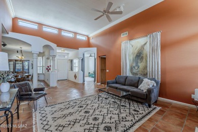 Tucked into a quiet cul-de-sac on an elevated lot, this on Saddlebrooke Golf Course in Arizona - for sale on GolfHomes.com, golf home, golf lot