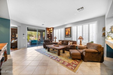 Front-row seat to the 7th tee. Panoramic golf and Daisy Mountain on Anthem Golf and Country Club  in Arizona - for sale on GolfHomes.com, golf home, golf lot