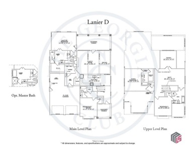 The Lanier floorplan offers a delightful blend of elegance and on The Georgia Club in Georgia - for sale on GolfHomes.com, golf home, golf lot