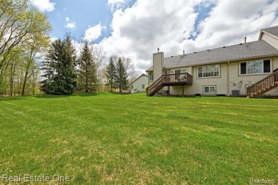 Beautiful End Unit Ranch Condo in Desirable Golf Community! on The Captains Club At Woodfield in Michigan - for sale on GolfHomes.com, golf home, golf lot