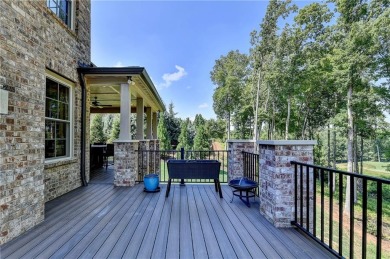 Welcome to this stunning, nearly-new home situated on the 9th on Echelon Golf Club in Georgia - for sale on GolfHomes.com, golf home, golf lot