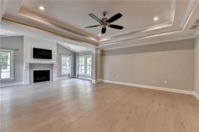 Welcome to this stunning, nearly-new home situated on the 9th on Echelon Golf Club in Georgia - for sale on GolfHomes.com, golf home, golf lot