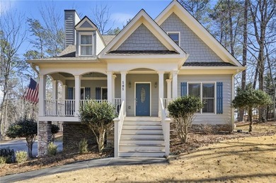 This Qaint Cottage Sits on a Private Wooded Corner Lot Making it on The Highlands Course at Lake Arrowhead in Georgia - for sale on GolfHomes.com, golf home, golf lot