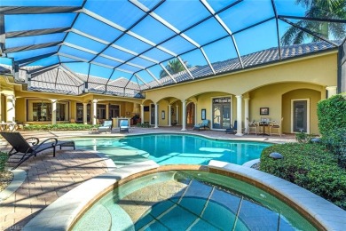Rarely do you find this size living sf on one level in an estate on Mediterra Golf Course in Florida - for sale on GolfHomes.com, golf home, golf lot