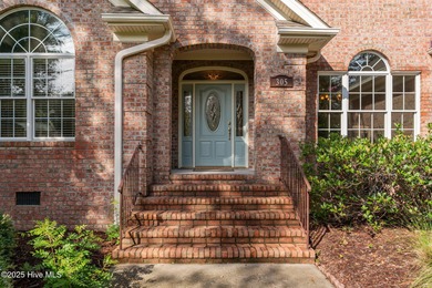 Welcome to 305 Tall Ships Lane-an impeccably maintained brick on Belvedere Country Club in North Carolina - for sale on GolfHomes.com, golf home, golf lot