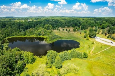 123+ Acres with a Lake, 2 Pole Barns, a Club House & a 2 on Arcadia Hills Golf Course in Michigan - for sale on GolfHomes.com, golf home, golf lot