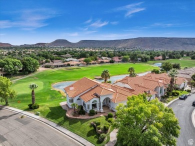 Experience the pinnacle of luxury living in this breathtaking on Sunbrook Golf Course in Utah - for sale on GolfHomes.com, golf home, golf lot