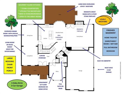 **STUNNING Home in Sought-After Woodmont Golf & Country Club** on Woodmont Golf and Country Club in Georgia - for sale on GolfHomes.com, golf home, golf lot