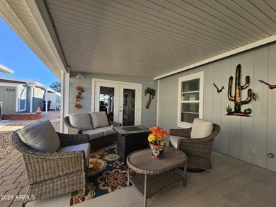 Meticulously maintained 2BD, 2BA home with two storage sheds and on Viewpoint Golf Resort in Arizona - for sale on GolfHomes.com, golf home, golf lot