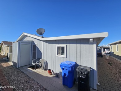 Meticulously maintained 2BD, 2BA home with two storage sheds and on Viewpoint Golf Resort in Arizona - for sale on GolfHomes.com, golf home, golf lot