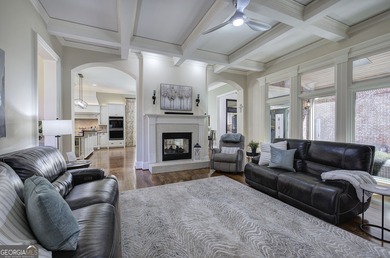 Custom Luxury Home, Gated Community with Spectacular Views and on Marietta Country Club in Georgia - for sale on GolfHomes.com, golf home, golf lot